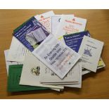 Collection of Dinner Menus and Invitations (20#): mostly Wales and Welsh Club-related. NB: Donated