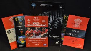 1953-2002 Landmark Rugby Programmes (7): 1953 Wales v NZ (last win over them!); 1957 Wales XV v