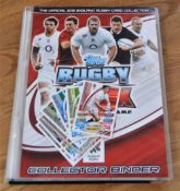 2015 Topps Rugby Attax Card Collectors Album & Stickers: Splendidly clean & bright transparent and