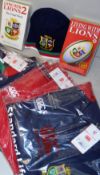 2017 British Lions rugby tour collections - new official issue tour party XL micro fleece and beanie