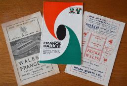The French Connection Rugby Programmes: France v Wales at Paris, 1967, glossy 32 pp magazine issue