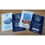 4x Middlesex Sevens Rugby Programmes: The standard comprehensive Twickenham issues for this formerly