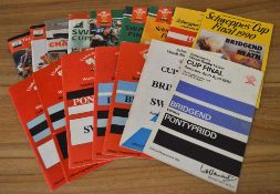 WRU Cup Final Rugby Programmes: Magazine style issues from the Cardiff finals of 1979, 1980, 1981,