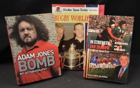 Wales Forwards Signed Rugby Book & Yearbook (3): The signed stories of the late Mervyn Davies and