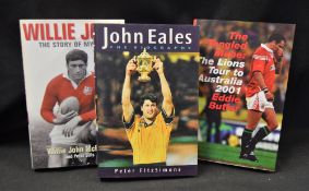 Lions and Wallabies Signed Rugby Books (3): The autographed autobiographies of Willie John McBride