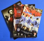 7x Wales v Argentina rugby programmes 1976- 2013: Issues for 76, 98, 99, 07, 09, 12, 13. NB: Donated