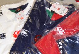 2017 British Lions rugby polo shirts - 3x new official issue tour party XXL or XL Canterbury polo