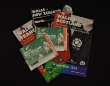 1997-1998 Wales at Wembley Rugby Programmes etc (5): Three programmes and two (similar) tickets from