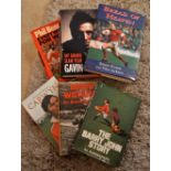 Signed Welsh related Rugby Books (6): the stories of Barry John, Phil Bennett, David Watkins,