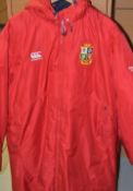 2017 British Lions rugby coat - new official Canterbury issue tour party size L full length water