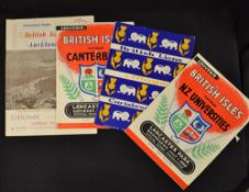 1959 British Lions to NZ Rugby Programmes (4): Four issues from the first half of the tour, those at