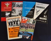 1982 NZ Maori Tour to Wales Rugby Programmes: From six of their games, v Cardiff, Maesteg,