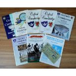 The Varsity Match Rugby Programmes etc: 7x issues between Oxford and Cambridge Universities, from