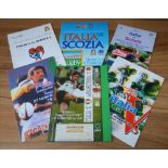 Italian home Rugby Programmes: Selection, Italy v Ireland 1995 (Treviso); U-18s v Ireland 1999 (