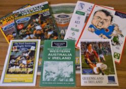 Ireland in Australia Rugby Programmes 1994: v W Australia (Perth); Waratahs (Sydney); ACT (