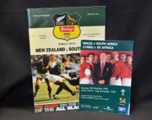 1994/8 Grannygate, Shane Howarth Rugby Programmes (2): The programmes from full back Shane Howarth's