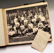 Very Rare: early 1900s, a Rugby International & Oxford Blue's magnificent Photograph Album: