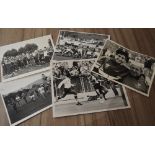 Rugby Press photographs, Wales at the 1987 World Cup etc: 4x good crisp unusual b/w 8.5" x 6.25"