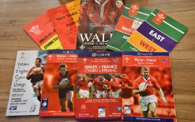 9x Wales Rugby Programme Selection (H): Wales v Romania 1979, England 1997 (last at old National