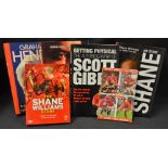 Wales Related Signed Rugby Book Selection (6): Autobiographies by Scott Gibbs & Shane Williams & DVD