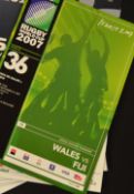9x Rugby World Cup 2007 match programmes: Matches 31 - 40 except for No. 38. NB: Donated by Peter