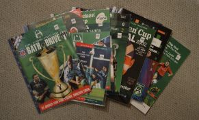 Heineken etc European Champions Cup rugby Finals etc (11): In excellent condition, all colourful and