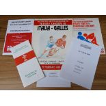 Welsh Junior Representative Rugby Programmes etc (6): Wales Youth v Canada 1988 (Newport, with '