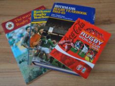 4x Rugby Annuals/Guides: Rothman's Rugby Yearbook 1980-81, and the rarer hardback version of the