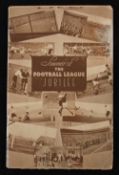 1938/1939 Football League Jubilee match programme Wolverhampton Wanderers v Stoke City at