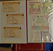 Collection of Wolverhampton Wanderers home match tickets including big match issues at Wembley; also