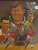 Selection of Manchester United Prints to include 'United Legends', 'Kings of Old Trafford', 1993/4