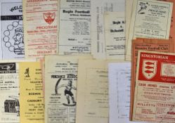 Non-League match programmes to include 1950/1951 Bromley v St. Austell (F), 1955/1956 Bodmin v St.