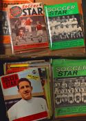 Selection of Soccer Star weekly football magazines from 1952 to 1970, each contains photos/facts