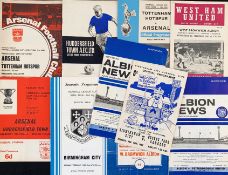 Football League Cup semi-final match programmes to include 1965/1966 Peterborough Utd v WBA, WBA v