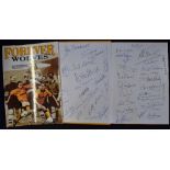 Extensively Signed Wolverhampton Wanderers Books to include 'Forever Wolves' and 'Memories of