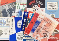 Collection of big match programmes to include 1959/1960 Rangers v Eintracht (EC S/F), 1968/1969 AC