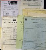 Collection of Rotherham Utd letters plus other correspondence by other clubs written in reply,