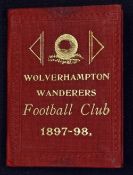18/97/1898 Wolverhampton Wanderers season card for the Molyneux Street Stand, subscribers ticket no.
