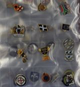 Collection of football badges with content of Wolves and non-league clubs noted. (60+) Worth a