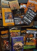 Selection of Wolverhampton Wanderers Football Books with some signed including 'Talking with Wolves'