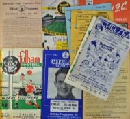 Selection of Mixed 1940's football programmes varying from 1945/1946 to 1949/1950 contained in one