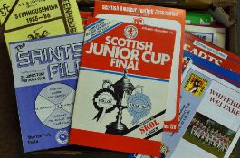 Selection of 1950s onwards Scottish Football Programmes to include some big match issues, good