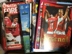 1998/99 Manchester United treble season Football Programmes to include homes (25), aways (13), in