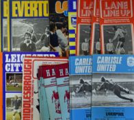 1974/1975 Carlisle Utd (only season in Division 1) football programmes inc homes v Liverpool x 3;