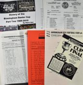 Collection of Birmingham Senior Cup match programmes with good content of Wolves, other clubs also