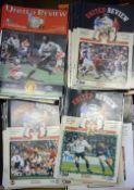 Manchester United 1980s onwards Football Programmes mixed condition A/G (Quantity) Box