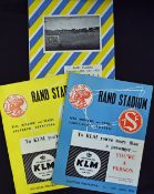 1955 Tour Match programmes Southern Transvaal v Djurgardens IF football programme 18 June 1955 at