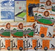 1952/1953 Wolverhampton Wanderers home match programmes to include Portsmouth, Burnley, Liverpool,