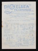 1927/1928 Chelsea v Hull City match programme 22 October 1928. Fair, view to assess.
