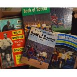 Collection of Billy Wright's Book of Soccer with complete run from no. 1 to no. 14 has dust wrappers